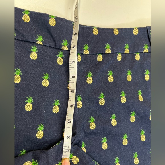 J. Crew Pineapple Print Stretch Chino Shorts Size 12 - Picture 5 of 12